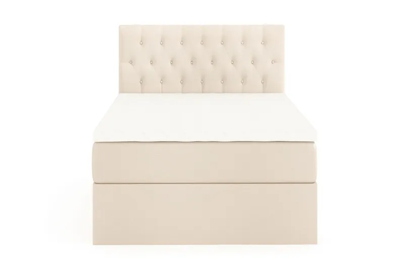 Boxy Box Bed 140x200 cm - Beige — Drömvik
