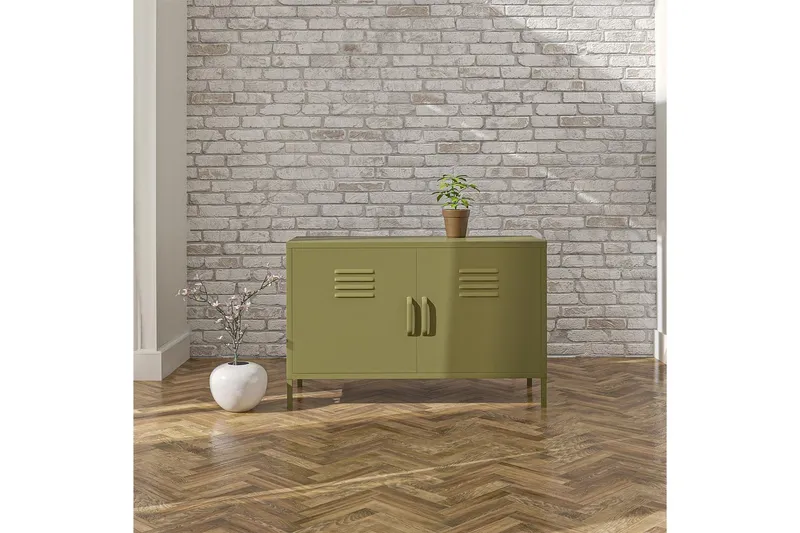 Bradford Skänk 100x40 cm Grön - Dorel Home — Queer Eye