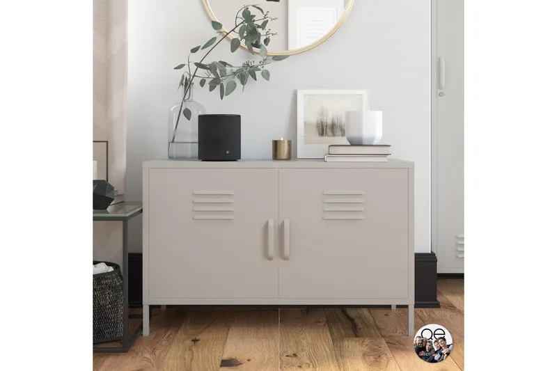 Bradford Skänk 100x40 cm Ljusgrå - Dorel Home — Queer Eye