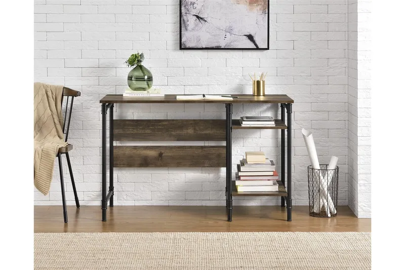 Bradford Skrivbord 120 cm Mörkbrun - Queer Eye — Queer Eye