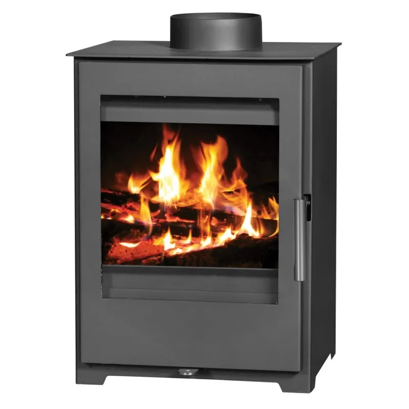 Braskamin 5kW \| Modern Design \| Hög Effektivitet \| Lappi
