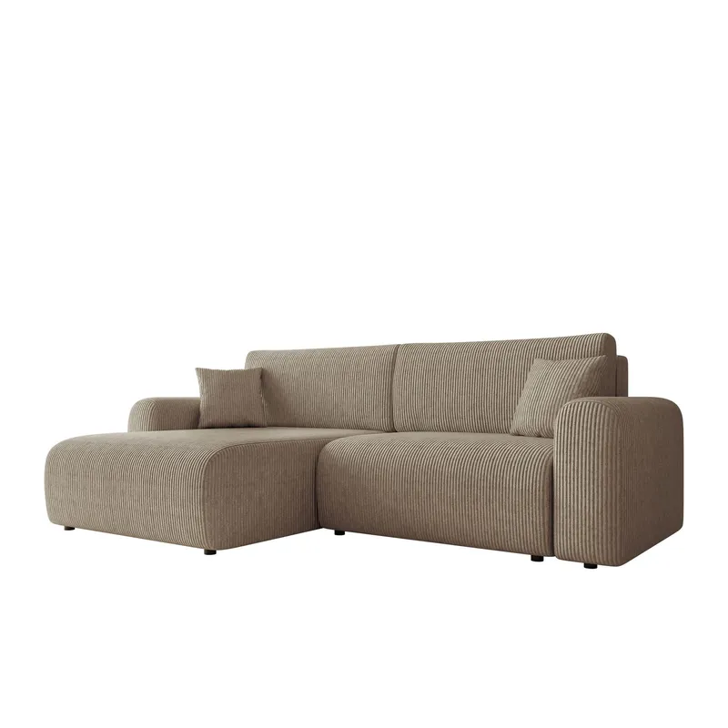 Brenor Bäddsoffa med Divan 3-sits - Mörkbeige — Mörkbeige