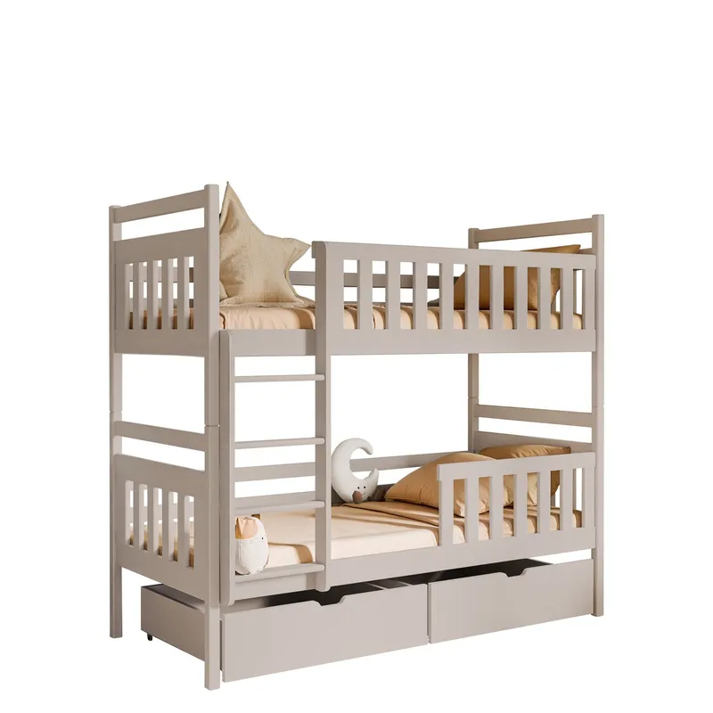 Bridgeorth Våningssäng Två Liggplatser 90x200 cm - Beige — Beige