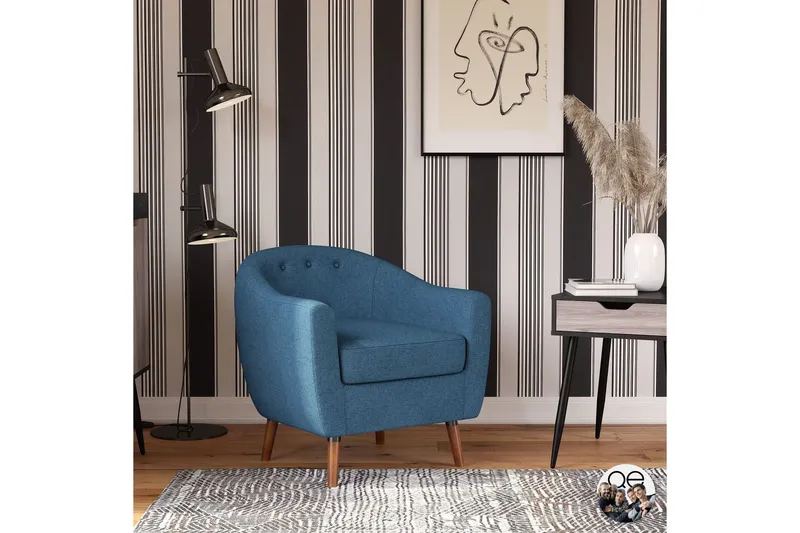 Brie Fåtölj Blå - Queer Eye — Queer Eye