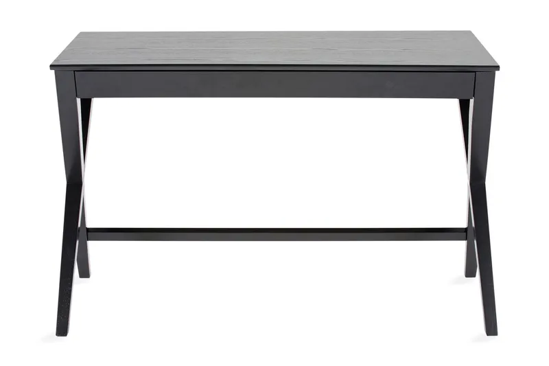 Brixer Skrivbord 120 cm med Förvaring Låda - Natur/Svart — Natur/Svart