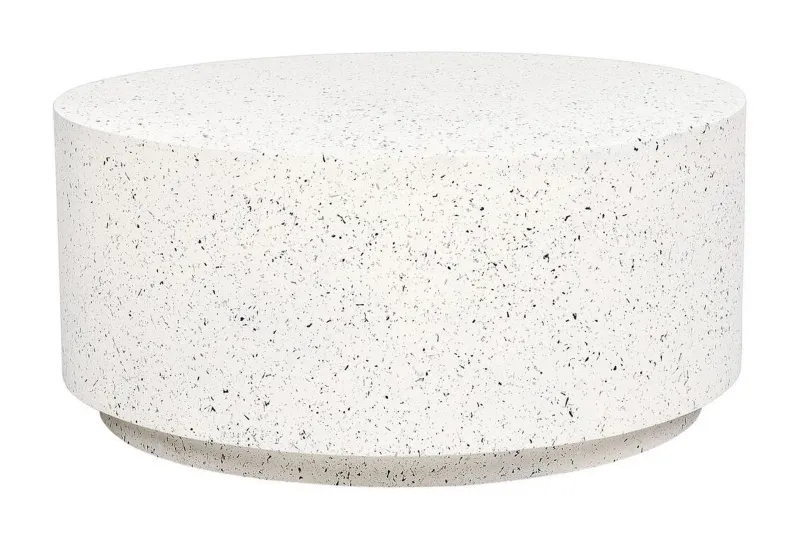 Bruder Soffbord 90 cm Rund Rund - Vit — Vit