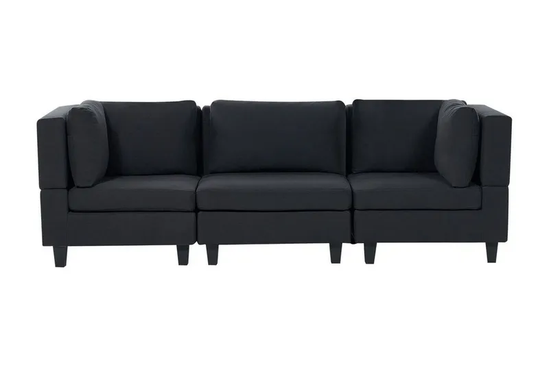 Buck Modulsoffa 3-sits - Svart — Svart