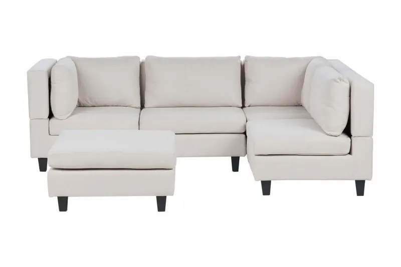 Buck Modulsoffa 4-sits - Beige/Svart (Art.nr 3069962) — Beige/Svart