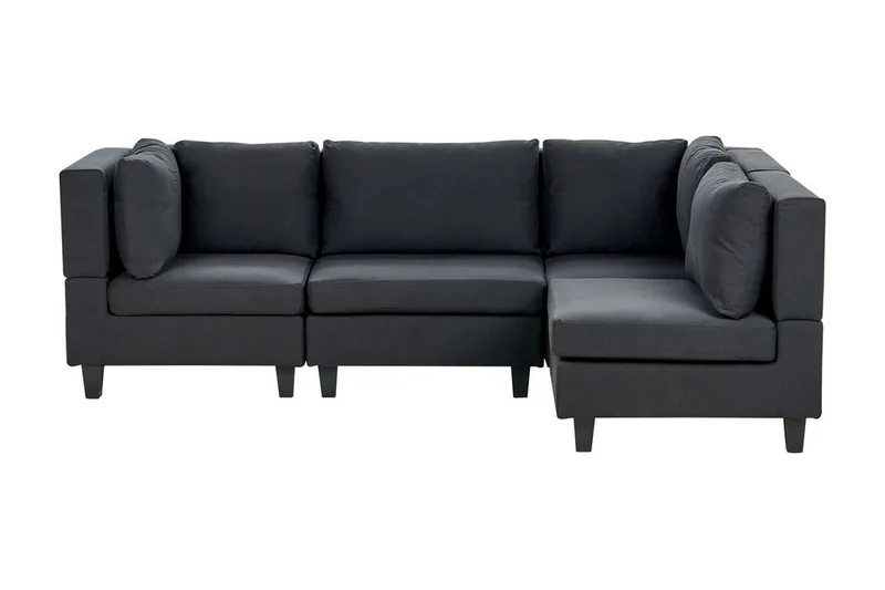 Buck Modulsoffa 4-sits - Svart — Svart