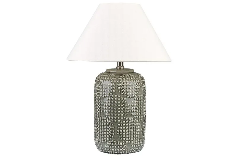 Budelli Bordslampa 47 cm E27 - Mörkgrön/Vit — Mörkgrön/Vit