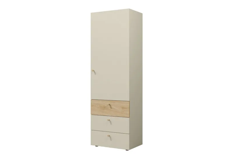 Buhan Garderob 60x185 cm - Beige/Brun (Art.nr 3079001) — Beige/Brun