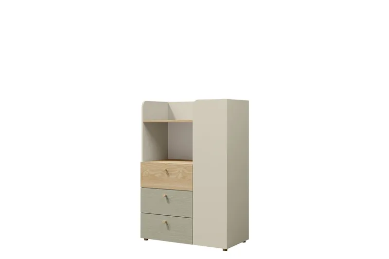 Buhan Highboard - Beige/Brun (Art.nr 3078996) — Beige/Brun
