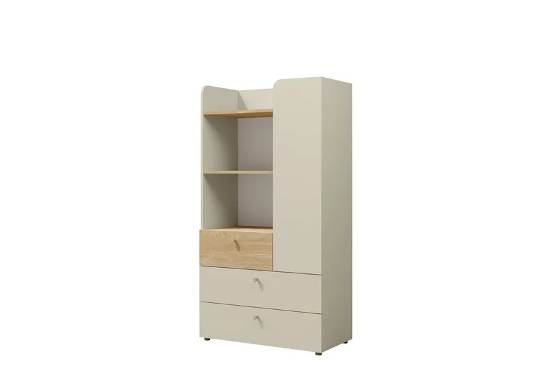 Buhan Highboard - Beige/Brun (Art.nr 3078997) — Beige/Brun