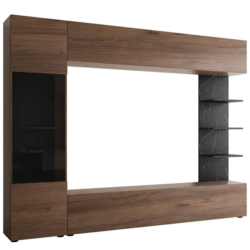 Bunda Tv väggenhet 250 cm - brun — brun
