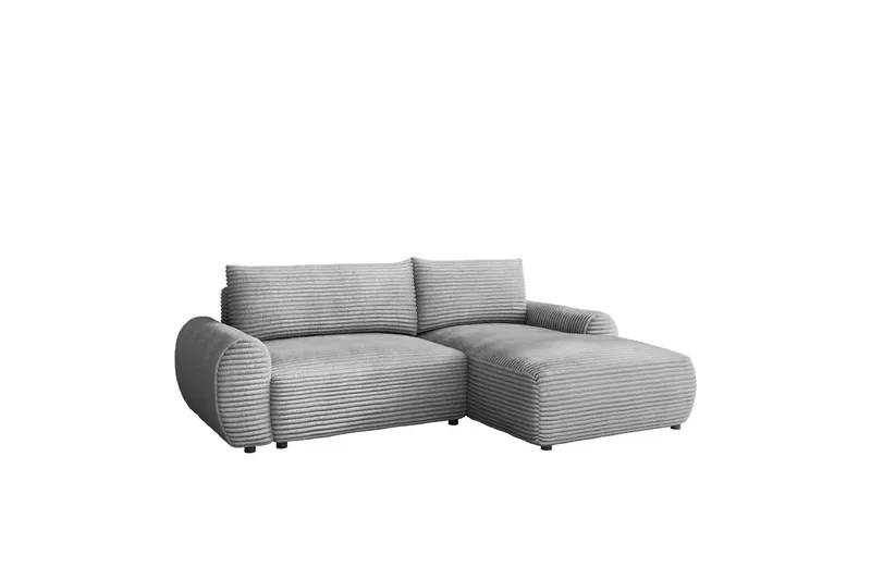 Burman Bäddsoffa med Divan 3-sits i Manchester - Grå (Art.nr 3079573) — Grå