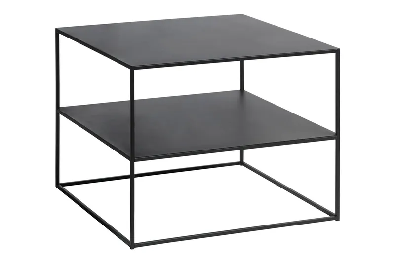Burningham Avlastningsbord 65x65x50 cm - Svart — Svart