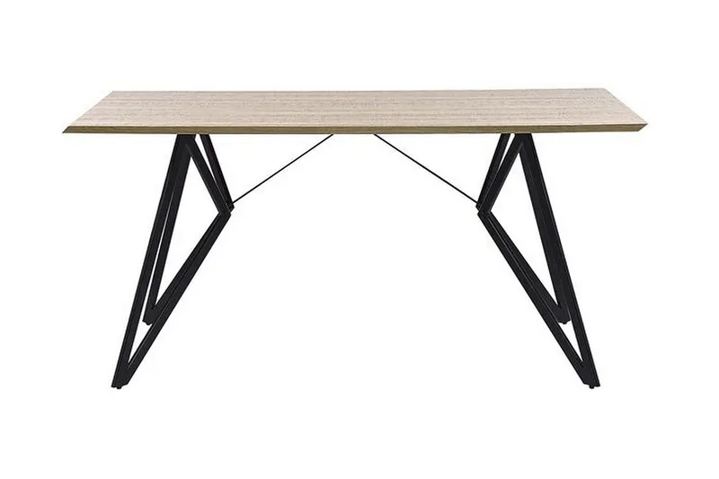 Buscot Matbord 160 cm - Ljust Trä/Svart — Ljust Trä/Svart