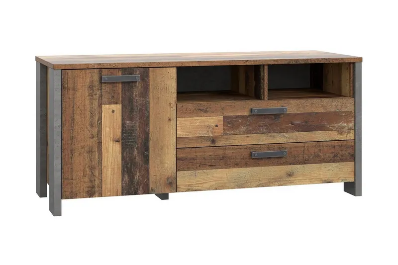 Cadle TV-Bänk 142 cm - Brun/Grå — Brun/Grå