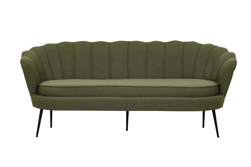 Calais 3-sits Soffa - Grön — Venture Home