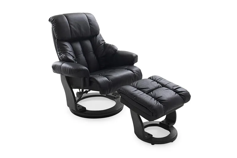 Calgary Reclinerfåtölj - Beige/Svart — Beige/Svart