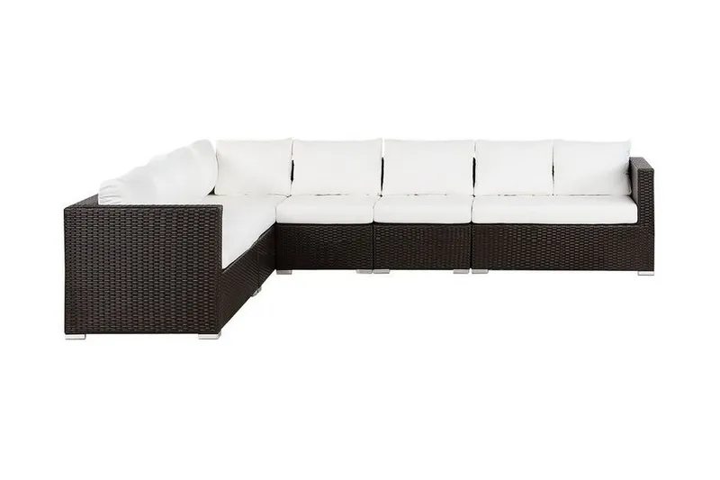 Calizza Loungegrupp Utomhus Konstrotting - Brun — Brun