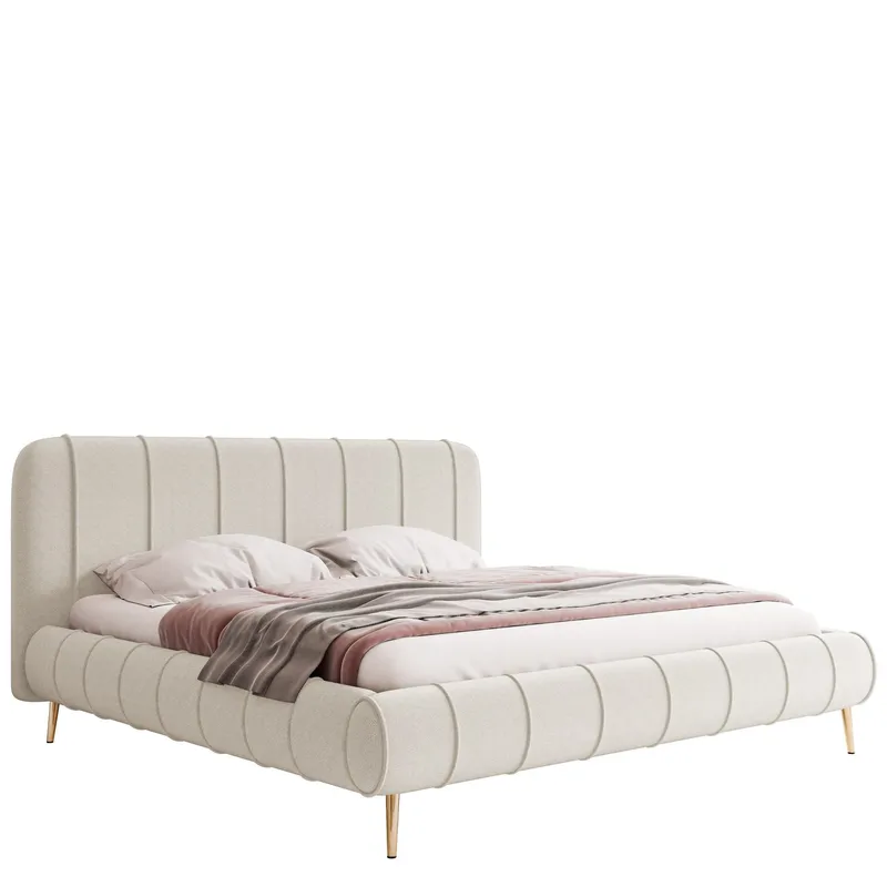 Calrosin Sängram på ben 120x200 cm med Förvaring - Vit — Vit