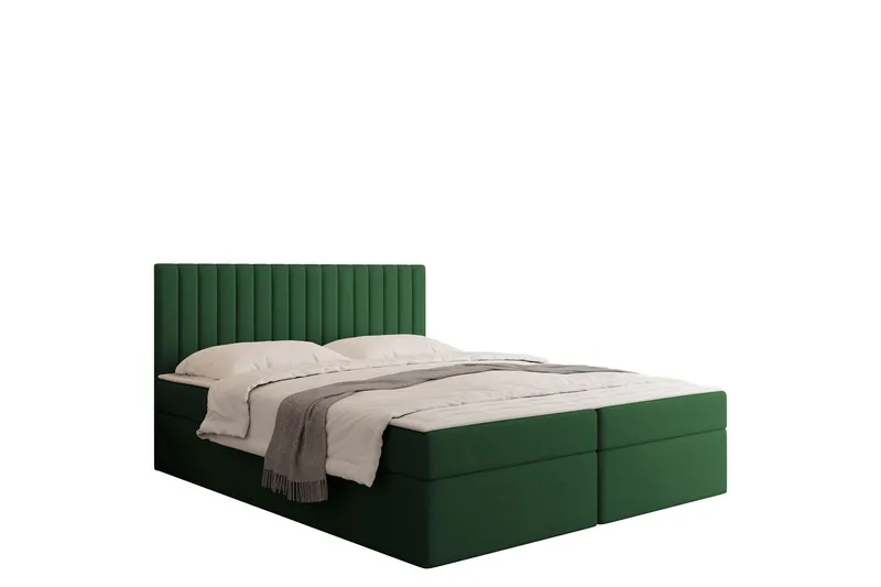 Calrosor Sängpaket Kontinentalsäng med Förvaring 160x200 cm - Grön (Art.nr 3116173) — Grön