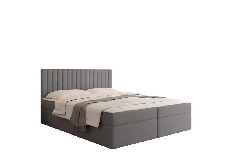 Calrosor Sängpaket Kontinentalsäng med Förvaring 180x200 cm - Grå (Art.nr 3116176) — Grå