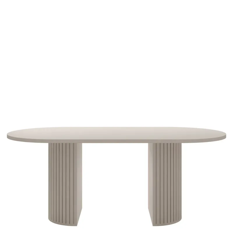 Calvion Matbord oval 185 cm - beige — beige