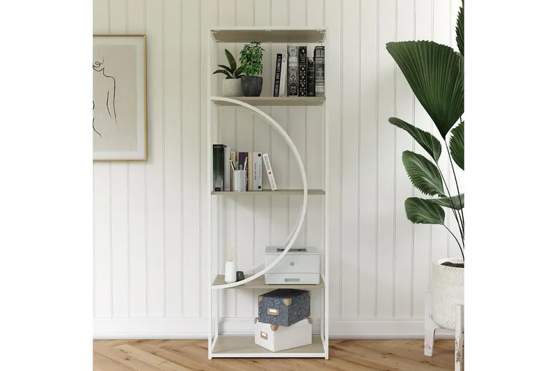 Cambridge Bokhylla 60,9x33,4 cm Vit - Dorel Home — Queer Eye