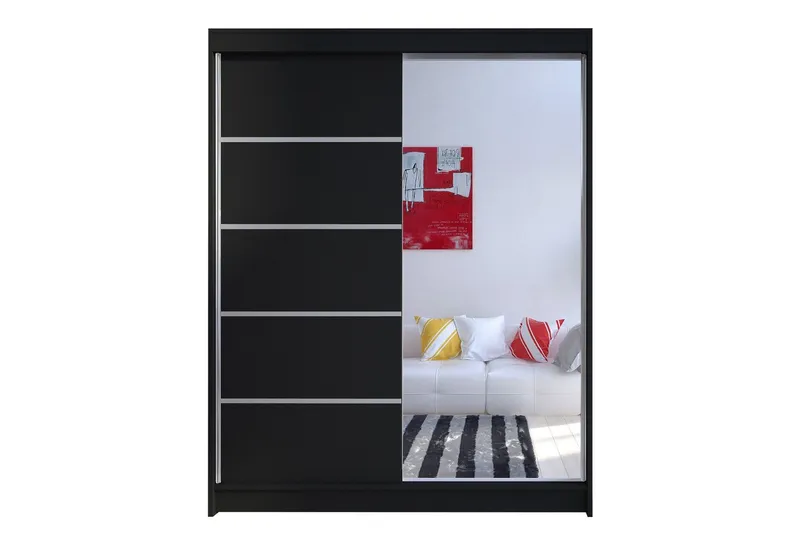 Camino Garderob 58x150 cm - Svart — Svart