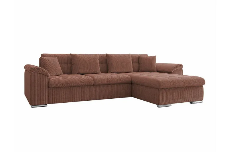 Camior 3-sits Hörnbäddsoffa Brown (Art.nr 3023316)