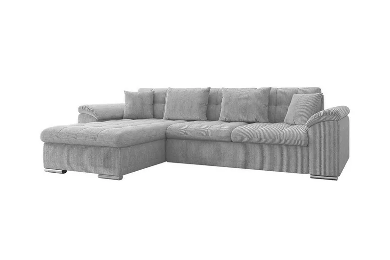 Camior 3-sits Hörnbäddsoffa Ljusgrå (Art.nr 3023321)