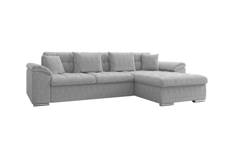 Camior 3-sits Hörnbäddsoffa Ljusgrå (Art.nr 3023320)