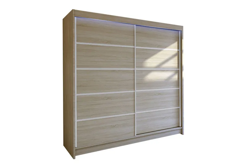 Canderbury Garderob 180x215 cm - Beige (Art.nr 3067519) — Beige