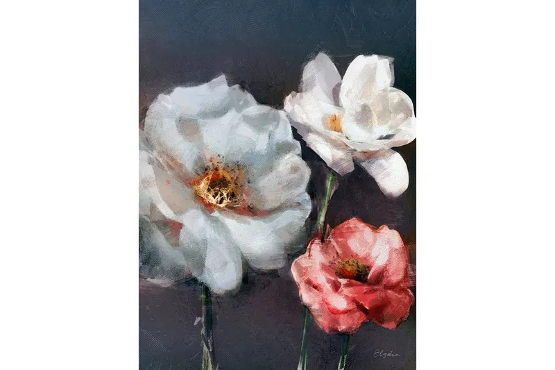 Canvastavla Red Rose - 60x80 cm — 60x80 cm