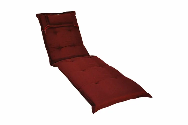 Canyon Solsängsdyna med nackkudde Fritab Wine red — Fritab
