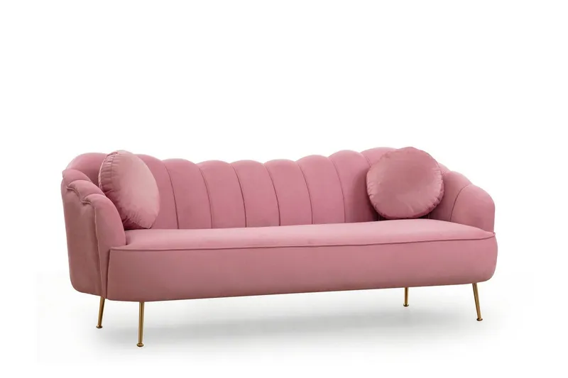 Caraquet Soffa 3-sits - Rosa — Rosa