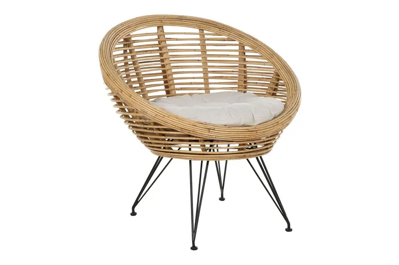 Carman Utefåtölj - Natural/Svart/Beige (Art.nr 3058477) — Natural/Svart/Beige