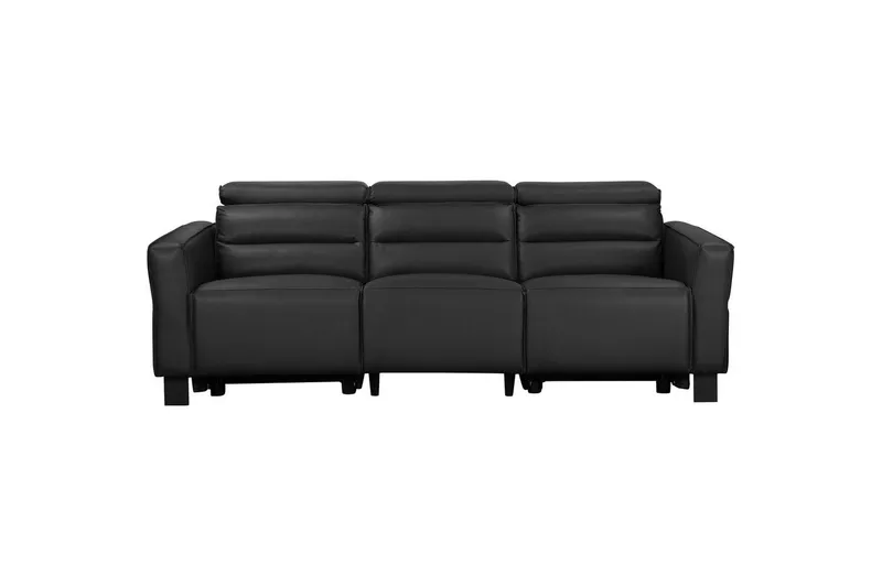 Carpari Reclinersoffa 3-sits - Svart (Art.nr 3116870) — Loft24