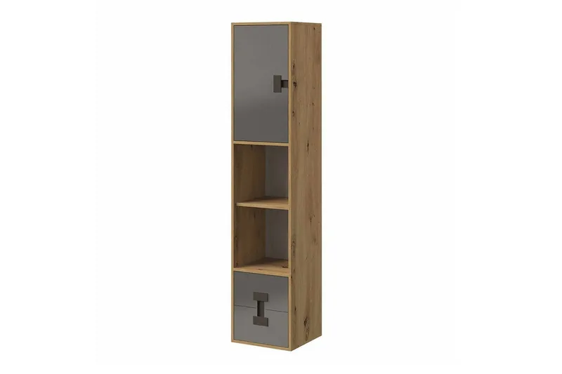 Castlebay Highboard Grey High Gloss (Art.nr 3022419)