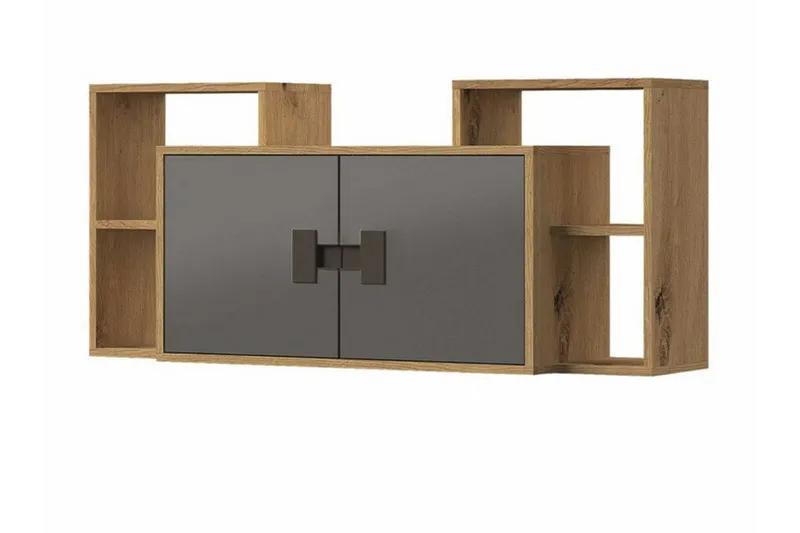 Castlebay Highboard Grey High Gloss (Art.nr 3022434)