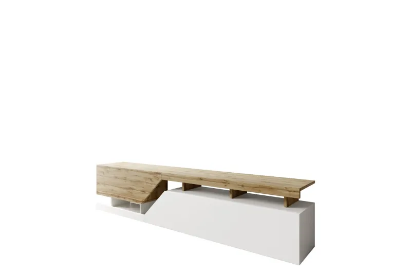 Ceelias Tv-bänk 200 cm - Vit — Vit