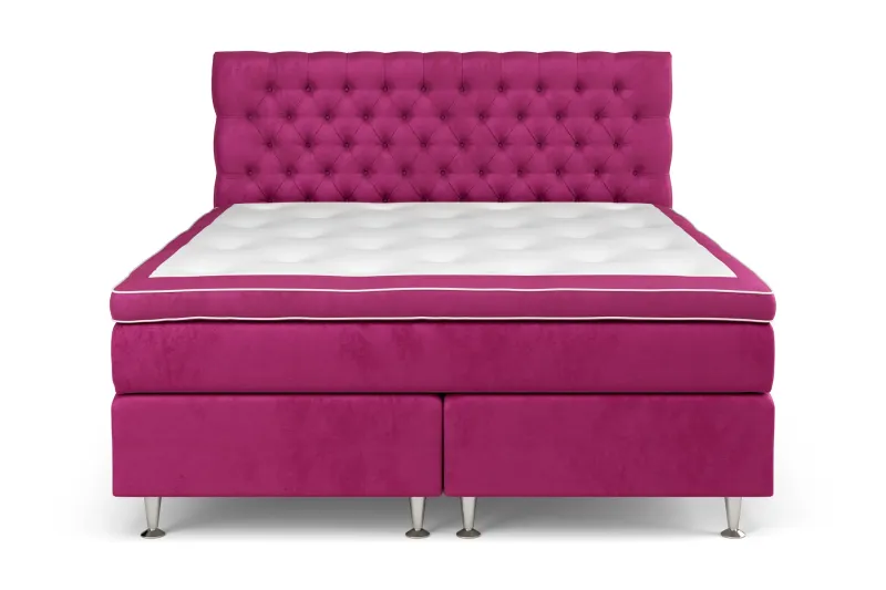 Celine Kontinentalsäng 180x200cm - Rosa/Sammet (Art.nr 741799) — Drömvik