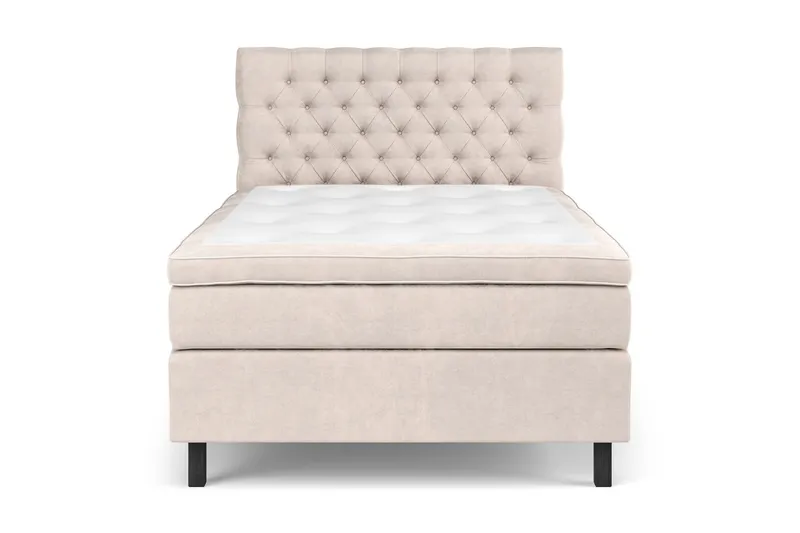 Celine Sängpaket 120x200 cm - Beige/Sammet (Art.nr 742647) — Drömvik