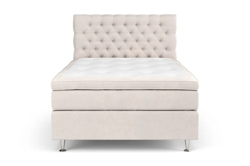 Celine Sängpaket 120x200 cm - Beige/Sammet (Art.nr 742738) — Drömvik