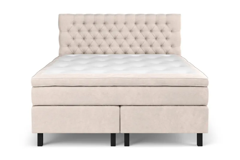 Celine Sängpaket 180x200 cm - Beige/Sammet (Art.nr 743810) — Drömvik