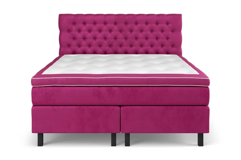 Celine Sängpaket 180x200 cm - Rosa/Sammet (Art.nr 743230) — Drömvik