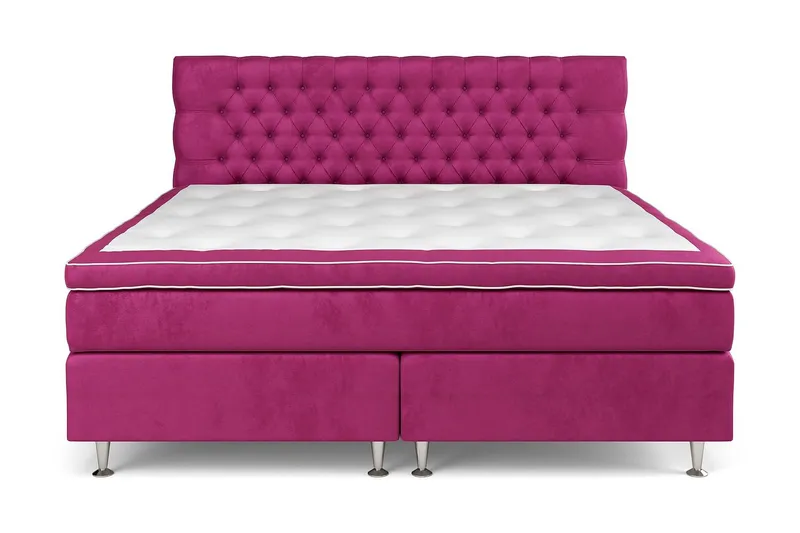 Celine Sängpaket 210x210cm - Rosa/Sammet (Art.nr 742975) — Drömvik
