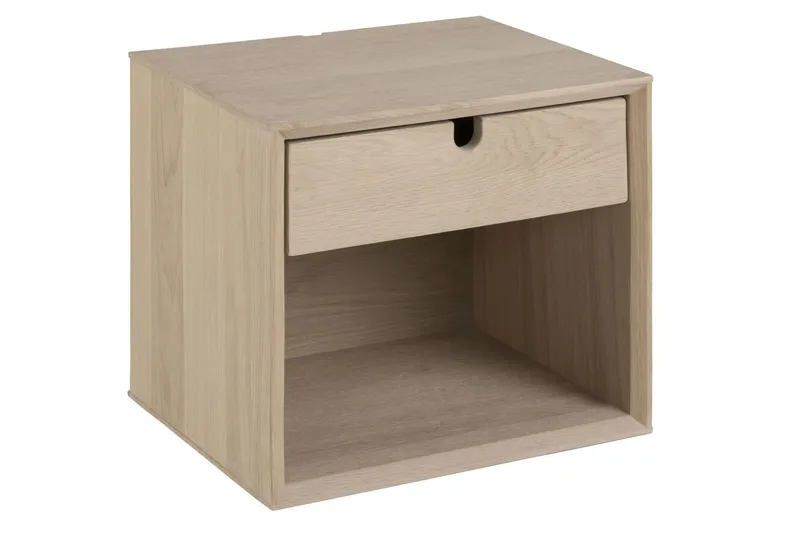 Century Sängbord 37 cm Hög med Förvaring Låda - Beige — Beige